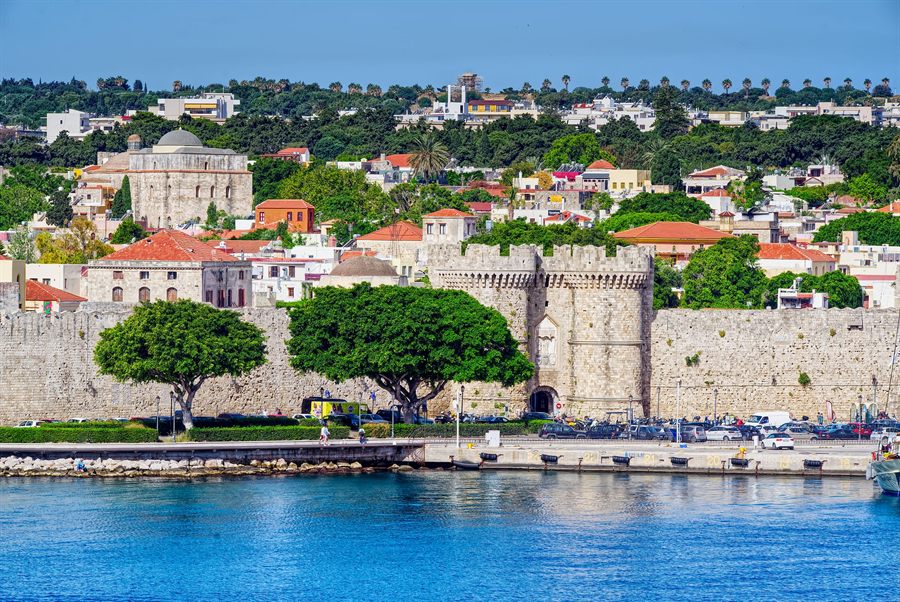 Medieval walls of Rhodes
